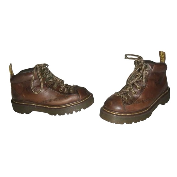 Dr Martens Boots Vintage 90's Brown Doc Grunge Indie Alt Chunky Whimsygoth y2k 6 - Picture 9 of 16